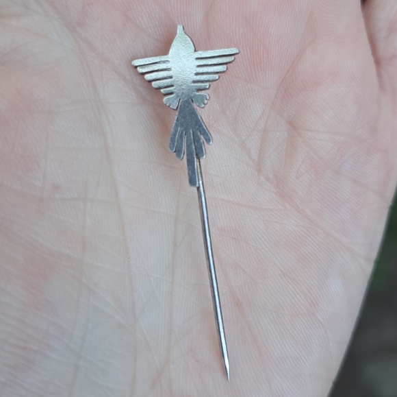 Sterling silver 925 bird stick pin - Picture 6 of 6
